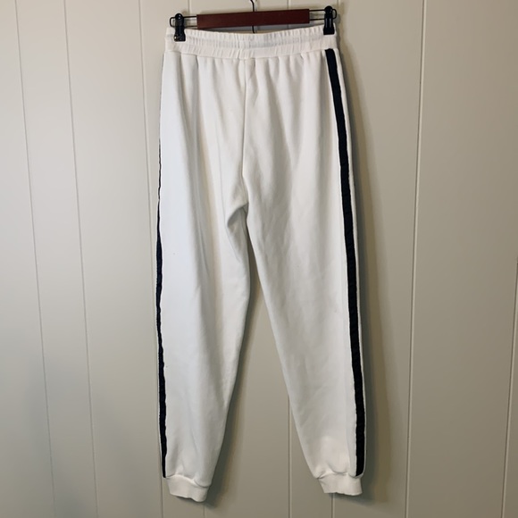 I.AM.GIA Striker Striped Jogger Sweatpants Black White Gigi Hadid Size Small - Picture 5 of 7